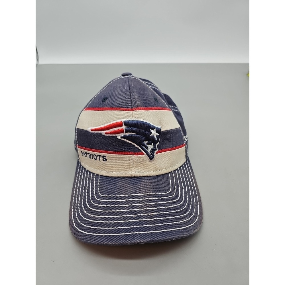 Reebok Hat Adult S/M Blue On Field FitMax70 NFL NE‎ Patriots Fitted Baseball Cap